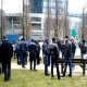 Manifestation en Belgique contre l'extradition des demandeurs d'asile Tchétchènes